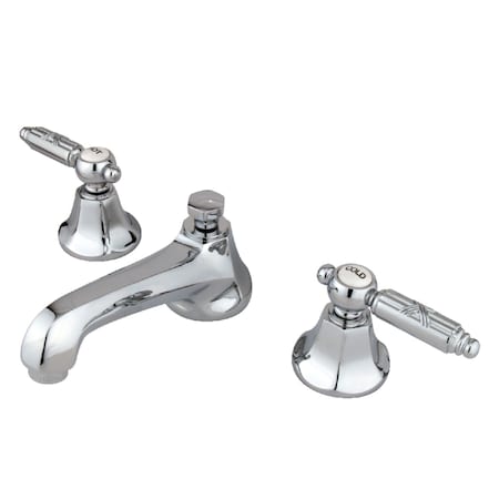 Kingston Brass KS4461GL 8" Widespread Bathroom Faucet, Polished Chrome KS4461GL